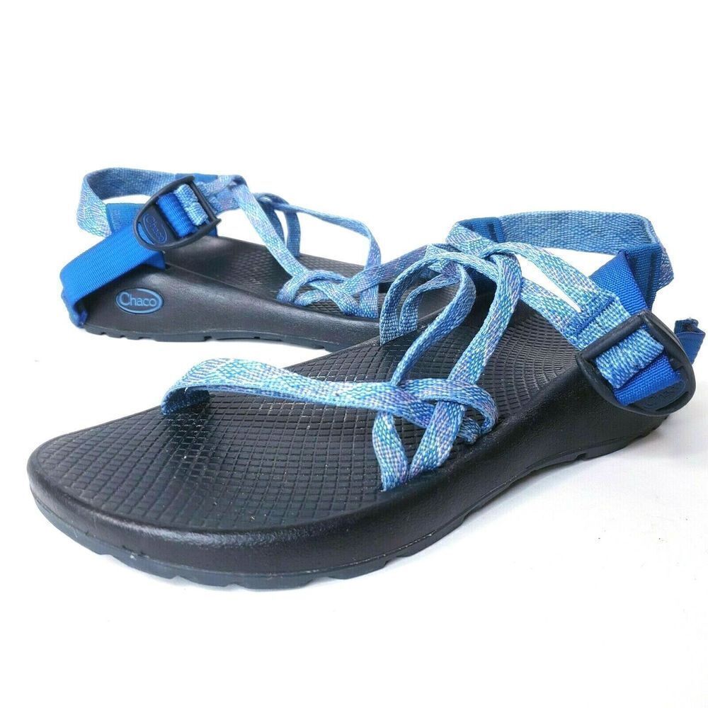 Chaco Sports Classic ZX1 Braid Blue Water Beach Sandals Womens Size 6